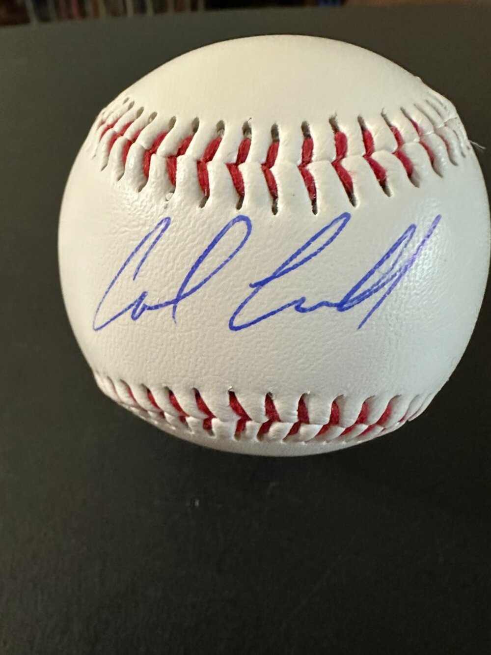 CORBIN CARROLL SIGNED ARIZONA DIAMONDBACKS AUTOGRAPHED BASEBALL W/COA - 895